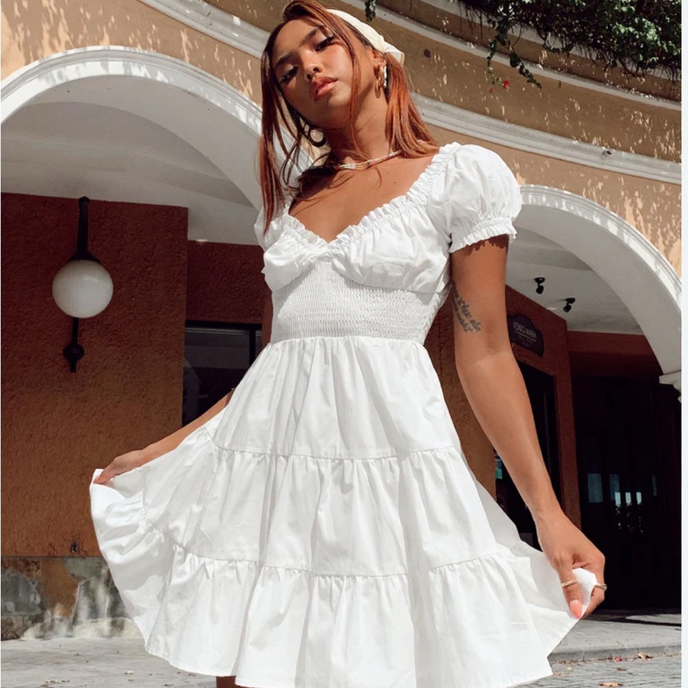 Princess Polly Daniella mini dress White